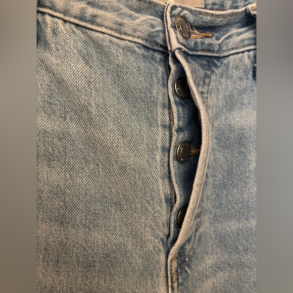 Everlane 90s Cheeky High Rise Straight Leg Jeans in Light Blue Wash, Size 29 - Picture 3 of 11